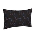 thumbnail image 2 of YFYANG Super Soft Rectangular Plush Cushion Cover (Without Pillow Insert), Abstract Mystery Waves Comfort and Non-Pilling Hidden Zip Bedroom Sofa Pillowcases, 14"x20", 2 of 9
