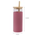 thumbnail image 3 of Glass Drinking Water Bottle Easy to Clean Water Bottle for Cold Brew Tea Iced Coffee, 3 of 3