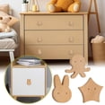 thumbnail image 3 of zhangmingg Modern Beechwood Cabinet Handles Star and Cloud Shapes for Drawers and Doors Wooden Pulls Kitchen Hardware, 3 of 5