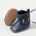 thumbnail image 6 of MEZZALL Leather Western Boots Cowboy Bootie Soft Sole Nonslip Crib Shoes For Baby Toddler Girls Boys Relaxed Fit Footwear, 6 of 6