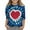 TCJX2-Navy, variant on VKOYWKM Girls Valentine's Day Shirts Heart Print Tops 3/4 Sleeve Crew Neck Romantic Tees Cute Tie Dye T-Shirts