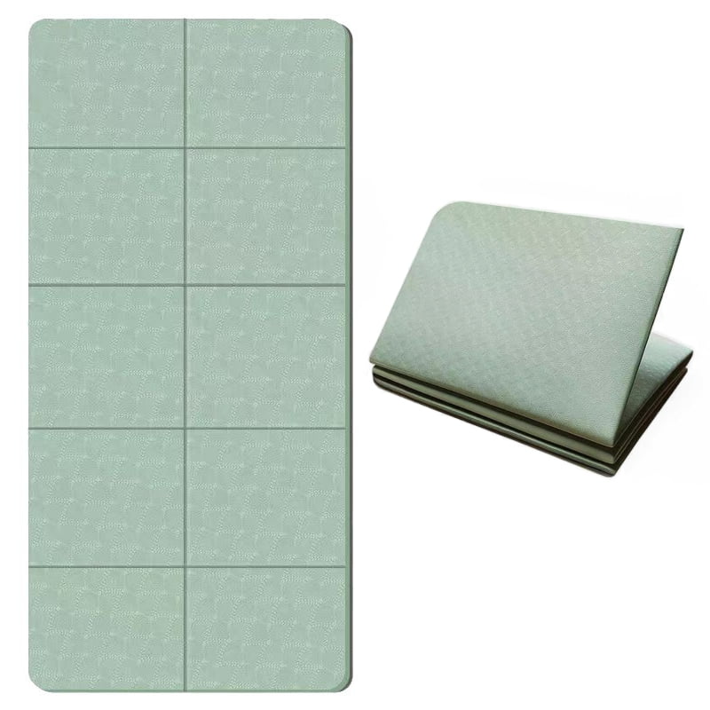 CHUNYAN Foldable Yoga Mat Eco Friendly Folding Travel Fitness Exercise Mat Double Sided Non-Slip For Yoga Pilates & Floor Workouts