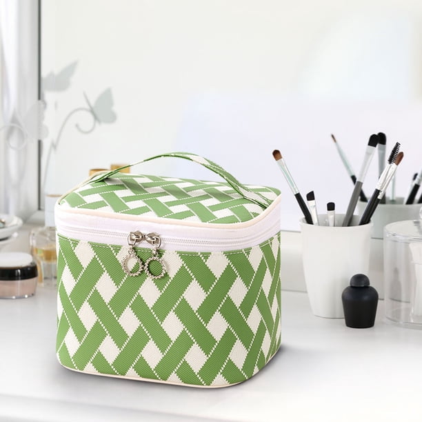Xihbxyly Las Mejores Ofertas Bolsa de Maquillaje Portátil con Gran Capacidad de Almacenamiento, Exquisita y de Alta Gama, Caja de Almacenamiento de Viaje, Bolsa de Lavado
