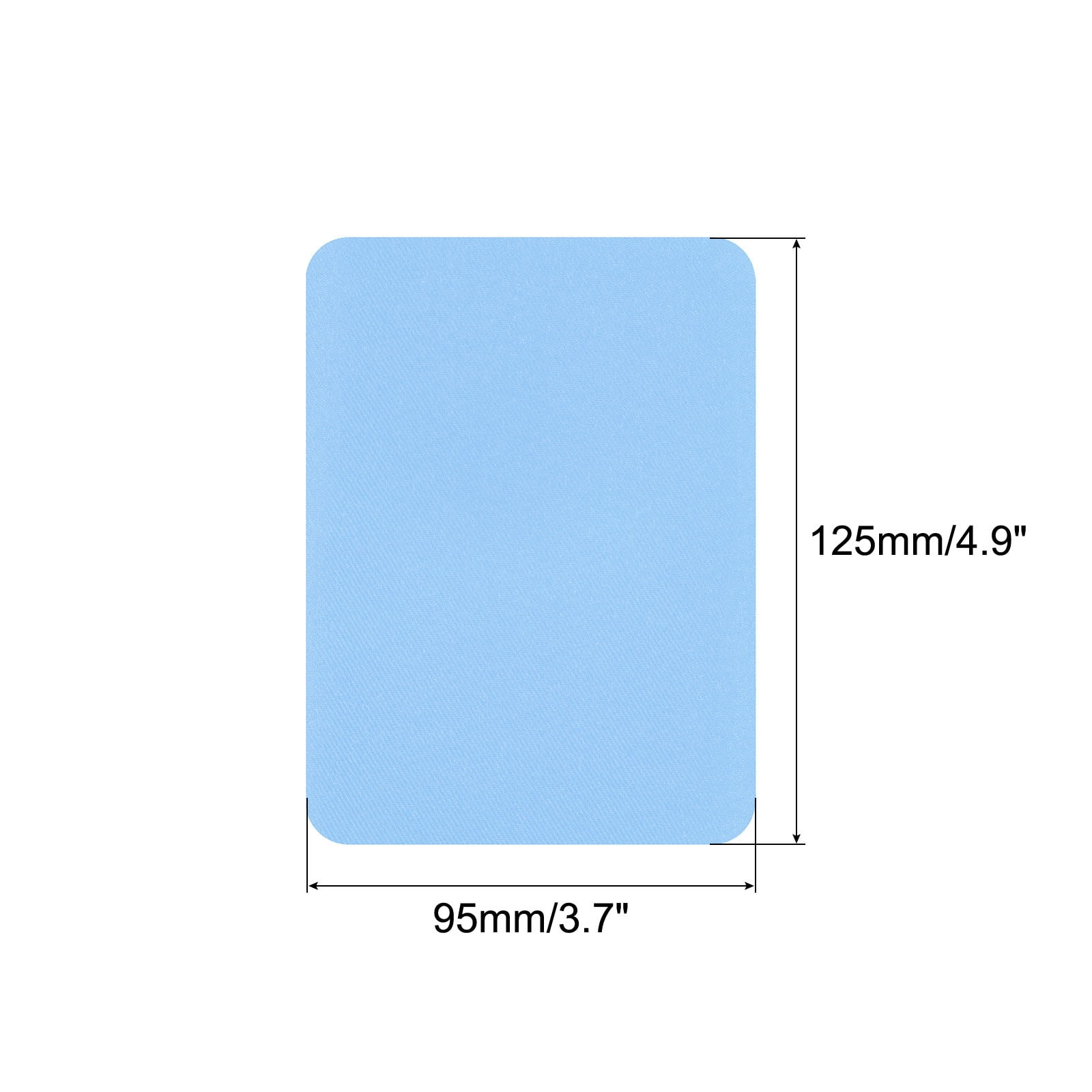 Unique Bargains Fabric Iron-on Patches for Clothes Repairing and Decoration Light Blue