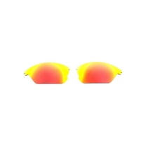 Walleva Fire Red Polarized Replacement Lenses for Smith Optics Approach Sunglasses