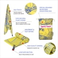 thumbnail image 4 of 4Monster Microfiber Beach Towel, Quick Dry Lightweight Towel, Large, Yellowfish, L, 4 of 6
