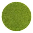 thumbnail image 4 of Unique Loom Solid Shag Collection Area Rug (7' 10" Round Grass Green), 4 of 7