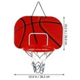 thumbnail image 5 of 1 Set Hanging Basketball Hoop Set With Mini Basketball For Home Office Bedroom, 5 of 5
