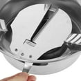 thumbnail image 3 of LNGOOR 1 Set Of Stainless Steel Camping Pot Metal Pan For Cooking Household Kitchenware Campfire Cooking Equipment Double Ear Pot Household Kitchenware, 3 of 8