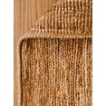 thumbnail image 6 of HAND KNOTTED SUMAK JUTE ECO-FRIENDLY AREA RUGS - 8'x10', Rectangle Shape, Beige Color, Solid Plain Pattern, High Pile, Natural Fiber, Outdoor Indoor Handmade Area Rugs for Living Room (J00045), 6 of 9