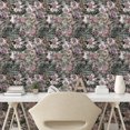 thumbnail image 3 of Ambesonne Floral Peel & Stick Wallpaper for Home, Flourishing Wild Roses Print, 13"x36", Sage Green Grey Pink, 3 of 6