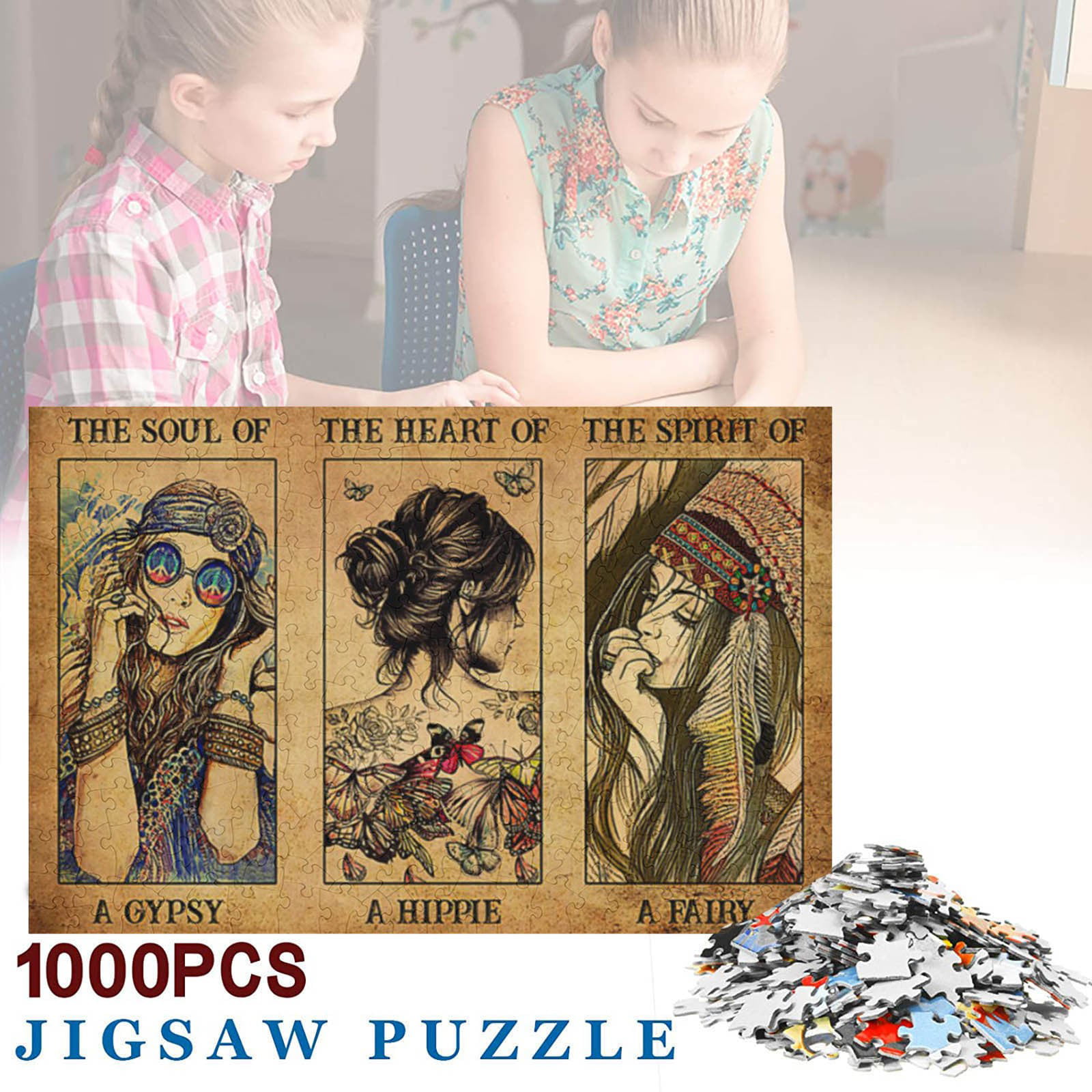 1000 Pieces Jigsaw Puzzles Adult Growups Kids Puzzles Educational DIY Gifts Toys 