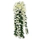 thumbnail image 2 of Flor de seda de pared violeta - Hortensia artificial de 18 cabezas para decoración de ventanas de balcón, 2 of 3