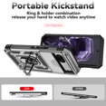 thumbnail image 3 of Fashion Case with Holder Stander Kickstand Drop Resistant Shockproof Case For Google Pixel 8A, 3 of 9