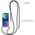 thumbnail image 2 of Clear Case for iPhone 14 Plus with Adjustable Neck Lanyard Strap,Soft Slim TPU Shockproof Protective Cover for iPhone 14 Plus 6.7 inch-Black, 2 of 6