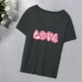 thumbnail image 4 of Lady Tops Camiseta para mujer Camiseta cómoda, ligera y duradera, camiseta de manga corta para L, 4 of 8