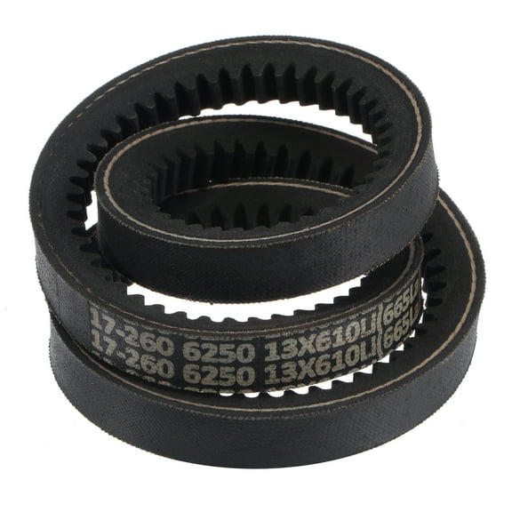 Uxcell 665mm Outside Circumference 13mm Width 10mm Height Cogged V-Belt, Wedge Belt