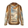 thumbnail image 2 of Picia Golden Drapes Pillars Clouds Women's Men's UPF 50+ Sun Protection Hoodie Shirt Long Sleeve SPF Fishing Outdoor UV Hiking Lightweight Shirts-3X-Large, 2 of 9