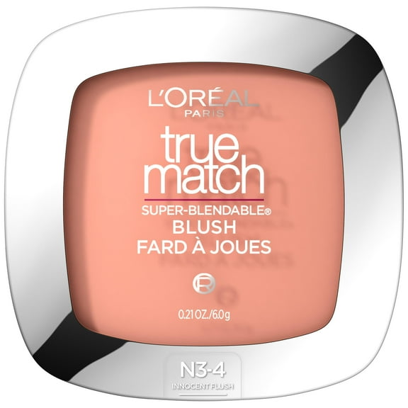L'Oreal Paris True Match Super Blendable Blush, Powder Texture, Innocent Flush, 0.21 oz