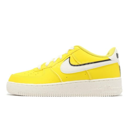 Big Kid's Nike Air Force 1 LV8 Tour Yellow/Sail-Black (DQ0359 700) - 3.5