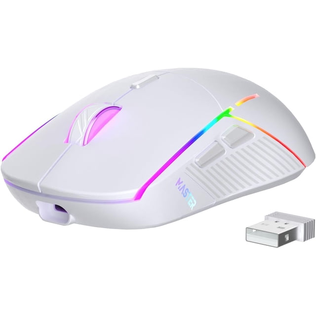 Ratón inalámbrico para juegos FFJ 24000 DPI Tri-Mode 2.4G/USB-C/Bluetooth