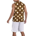 thumbnail image 2 of Sikiie Flowers And Gnomes Bees Basketball Jersey Reversible Men's Mesh Athletic Sports Shirts Training Practice S-4XLMedium, 2 of 6
