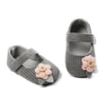 thumbnail image 4 of Infant Girl Shoes Mary Jane Flats Wedding Dress Shoes Soft Newborn Baby Girls Princess Crib Shoe First Walkers, 4 of 5