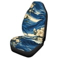 thumbnail image 5 of Uourmeti Tropical Floral & Palm Tree Print Car Seat Cover Anti-Slip Seat Covers for Cars Non Slip Anti-Scratch 1 Pieces Set Compatible with Automobile Vehicle, 5 of 6