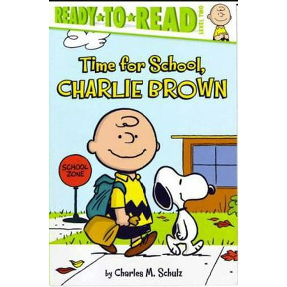 Pre-Owned Ready to Read Level 2: Time for School, Charlie Brown! Paperback Book (Paperback) 1534473343 9781534473348