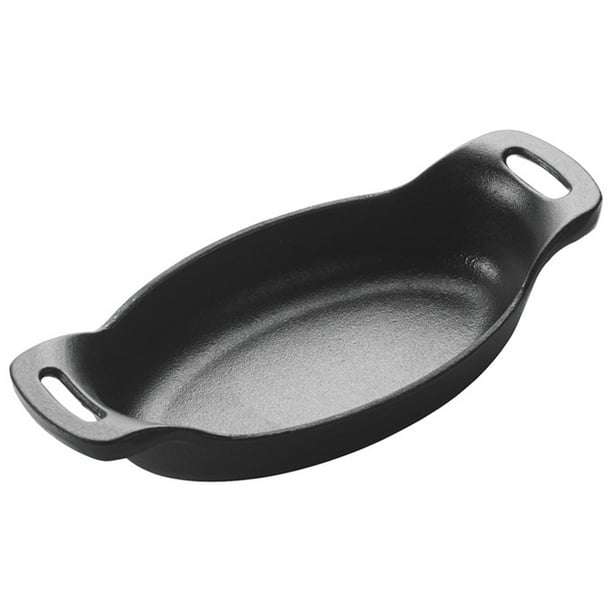 Mini Cast Iron, Induction Server, Oval, 9 Oz, 6 1/2" x 4 1/4",Matte