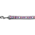 thumbnail image 2 of Red, White, and Cute! Nylon Dog Leash 3/8 inch wide 4ft Long, 2 of 2
