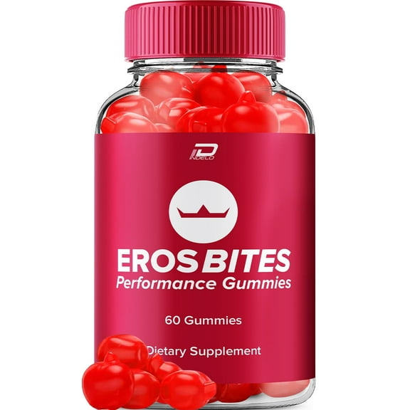 Eros Bites Gummies for Men – Erosbites Male Gummy All-Natural Reviews, 1 Pack, 60 Gummies