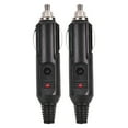 thumbnail image 1 of Trayknick 2Pcs 12V Universal Car Cigarette Lighter Socket Plug Connector Power Adapter, 1 of 10