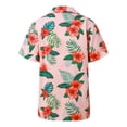 thumbnail image 5 of Women's Dressy Business Shirts Short Sleeve Collared Floral Print Casual Fashion Spring Tops Work Button Down Blouses, 5 of 6