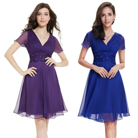 Ever-Pretty Short Bridesmaid Dress Short Sleeve Homecoming Party Dresses (The Best Homecoming Dresses)