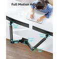 thumbnail image 5 of MOUNT PRO Dual Monitor Stand for 22- 32 inch, 4.4-19.8 lbs Screens, Dual Monitor Desk Mount Height Adjustable, Monitor Arms for 2 Monitors, Home Office VESA Mounts with Gas Spring, 5 of 10