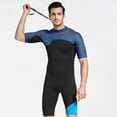 thumbnail image 4 of Mens 2mm Shorty Wetsuit Diving Snorkeling Swimming Suit Jumpsuit Dark XL, 4 of 7
