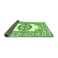 thumbnail image 2 of Ahgly Company Indoor Rectangle Oriental Green Modern Area Rugs, 7' x 10', 2 of 4