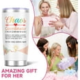 thumbnail image 3 of Gifts for Women, Chaos Coordinator Tumbler for Boss Coworkers Manager Friends, Unique Tumbler With Straws for Birthday Anniversary Christmas, 20 Oz Stainless Steel Tumbler, 3 of 6