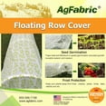 thumbnail image 1 of Agfabric Super-Heavy Floating Row Cover and Plant Blanket Roll Style, 1.5oz Fabric of 6x100ft for Frost Protection and Terrible Weather Resistant, 1 of 6