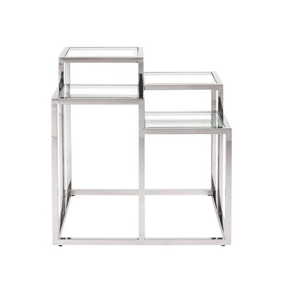 End Table Silver Base