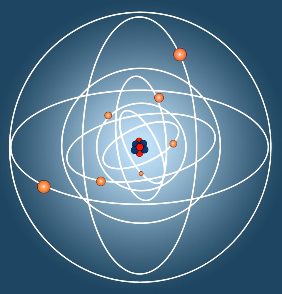 Atomic Structure Model Poster Print by Science Source