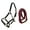 Black/Burgundy, variant on Nylon Horse Neoprene Padded Nylon Adjustable Halter Brass Hardware 606181