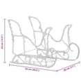 thumbnail image 2 of vidaXL Reindeers & Sleigh Christmas Decoration 160 LEDs 51.2" Acrylic, 2 of 12