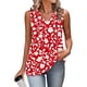 thumbnail image 5 of TaTaai Womens Fashion Sleeveless Tshirt V Neck Camisole Top Strap Design Printed Loose Fit Spring Summer Casual Wear Gift, 5 of 6