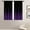 Purple, variant on Black and Purple Window Curtains for Bedroom 42 x 63 Inch Rod Pocket Dark Plum Eggplant Girls Gothic Goth Cool Anime Ombre Modern Two Tone Living Room Treatment Set of 2 Curtain Panels Drapes