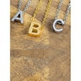 thumbnail image 3 of Tianhao Jewelry Initial Stainless Steel Necklace (18") - Letter K, 3 of 5