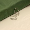thumbnail image 5 of LeCalla 925 Sterling Silver Hypoallergenic Filigree Hoop Earrings, 32MM (Women's), 5 of 10