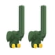 thumbnail image 1 of 2 ganchos de pared organizadores, resistentes, para el hogar, para gorras y sombreros. Verde, 1 of 9