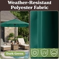 thumbnail image 6 of Villacera 9FT Outdoor Patio Umbrella Shade with Auto Tilt, Forest Green, 6 of 11